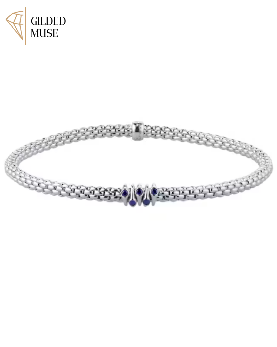 Sapphire Weave Bracelet