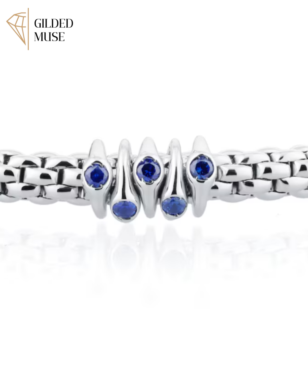 Sapphire Weave Bracelet