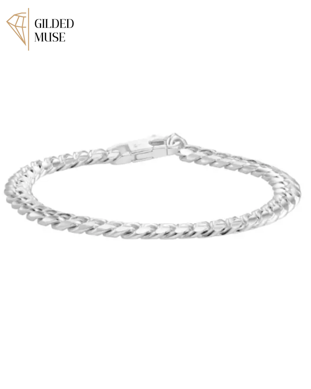 Sterling Silver Curb Chain Bracelet